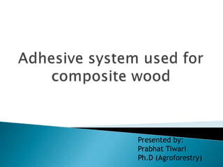 Presented by:
Prabhat Tiwari
Ph.D (Agroforestry)
 