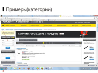 Примеры(категории)
 