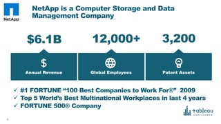 NetApp Tableau Presentation Final | PDF