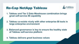 NetApp Tableau Presentation Final | PDF