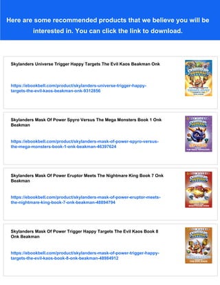 Beakman Worksheet.pdf Skylanders Universe Eruptor Meets The Nightmare King Beakman Onk | PDF