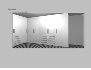 Bedroom 02
 Niemann White Gloss finish
 