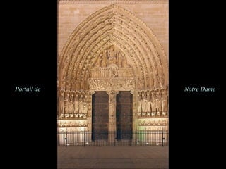 Portail de   Notre Dame
 