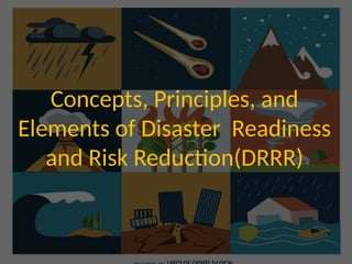 Comprehensive Concepts and Principles of Disaster Readiness and Risk ...