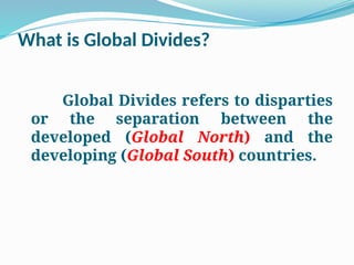 Understanding Global Divides: North, South, and Latin America | PPTX