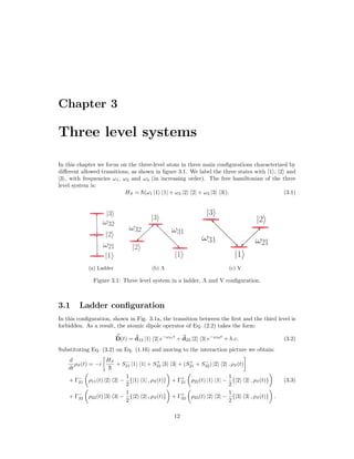 Three level atom OTE systems | PDF