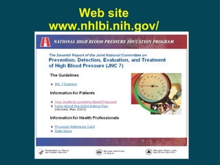 Web site www.nhlbi.nih.gov/ 