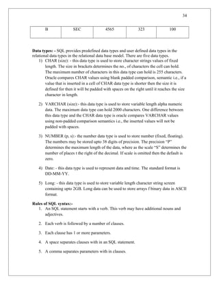 rdbms-notes | DOC