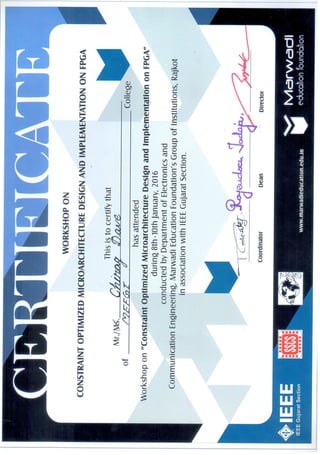 certificate of ieee sscs event workshop
