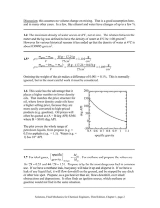 Liquid Engineering Math Fluid Mechanics for Chemical Engineers, 3rd Edition | PDF