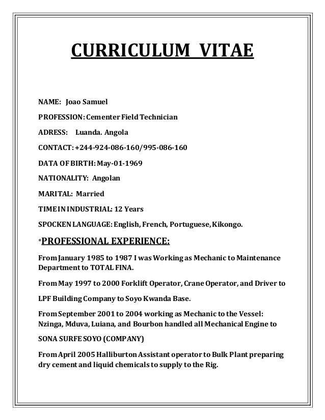 curriculum vital 1 638