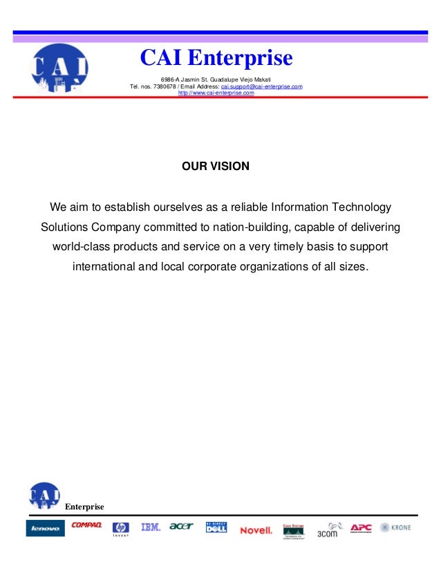 CAI Company Profile