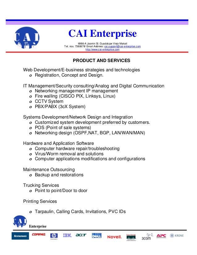CAI Company Profile