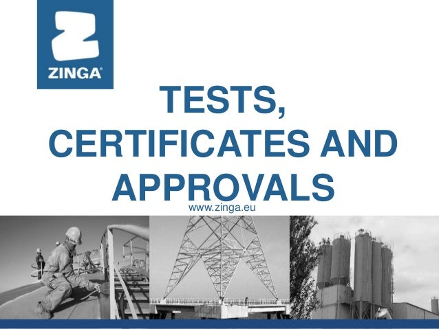 zm ppt certificates and test reports jva