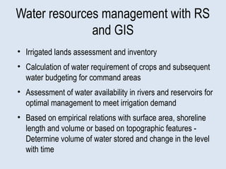 GIS and remote Sensing for Agriculture.ppt