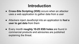 Cross-Site Scripting (XSS) | PPTX