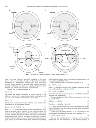 Progress and latest developments of evacuated tube solar collector | PDF