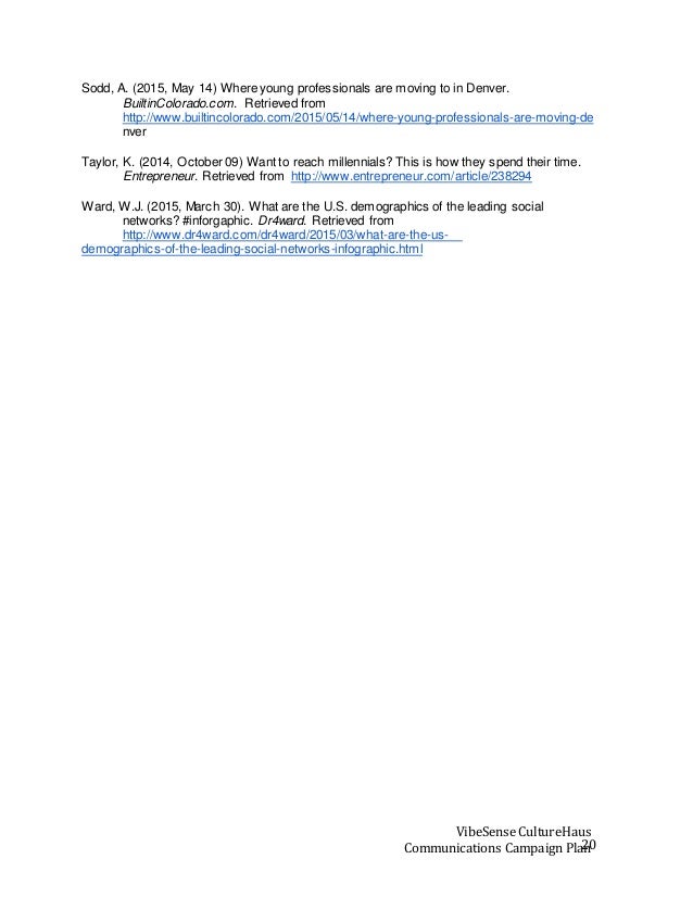 Culturehaus Comm Plan By Vibesense 1 2 slideshare