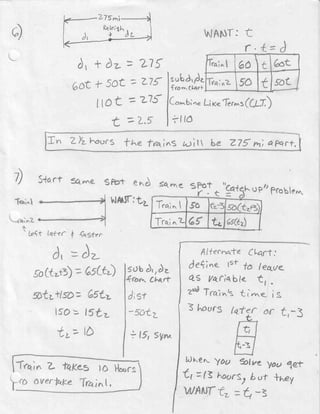 Uniform Motion Answers