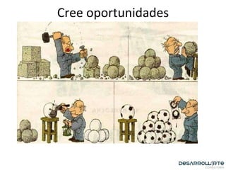 Cree oportunidades 