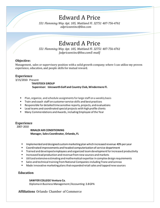 New resume Ed Price PDF - New Resume Ed Price 1 638