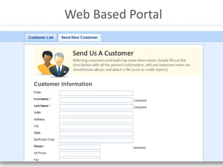 Web Based Portal
 