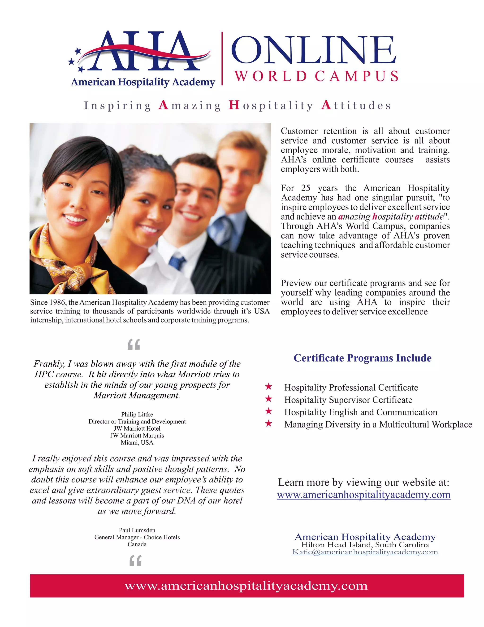 AHA Corporate Training PDF