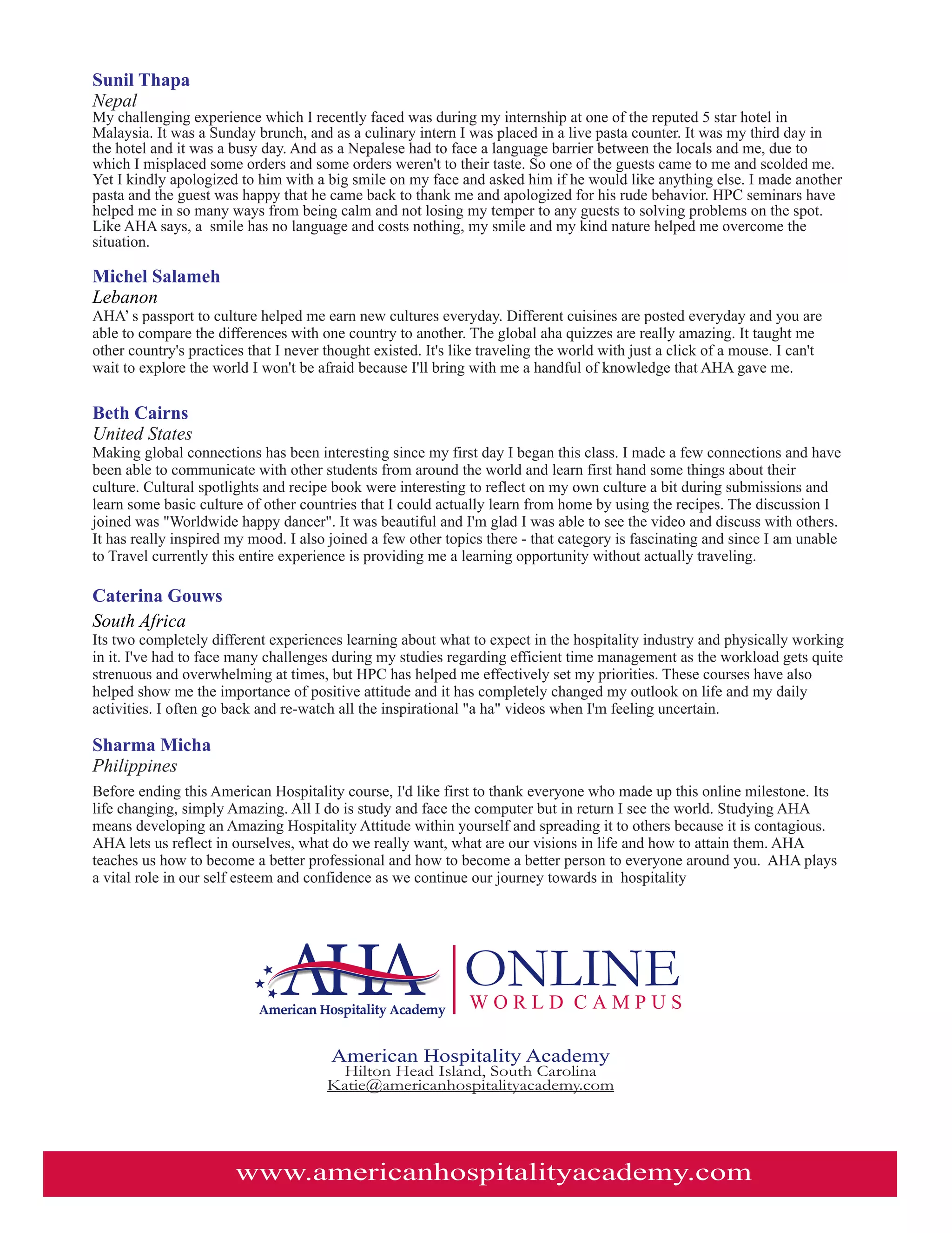 AHA Corporate Training PDF