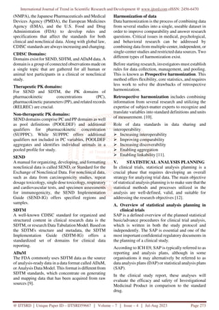 Data Management and Analysis in Clinical Trials | PDF