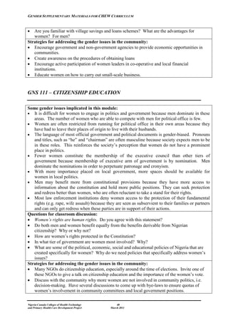 CHEW _Gender Supplementary Materials-1 | PDF