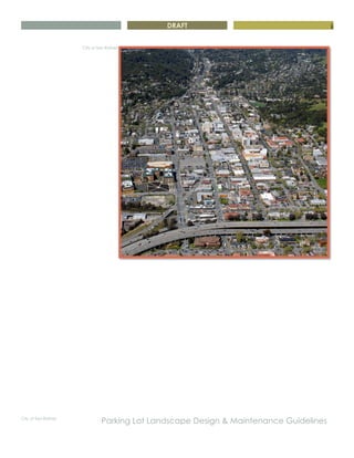DRAFT
City of San Rafael
Parking Lot Landscape Design & Maintenance Guidelines
ii
City of San Rafael
 