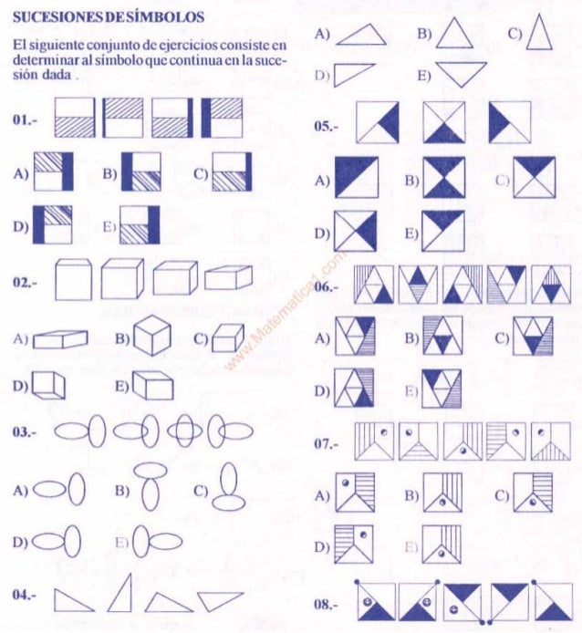 Ejercicios De Razonamiento Abstracto Resueltos - Mayhm001