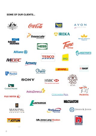 6
SOME OF OUR CLIENTS...
 