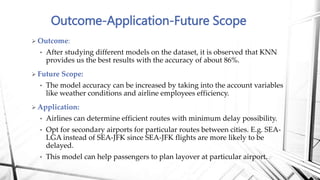 Flight Delay Prediction Model (2) | PPTX