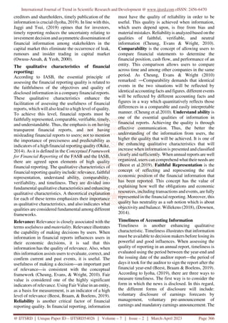 The Growing Need of Corporate Attributes and Timeliness of Financial