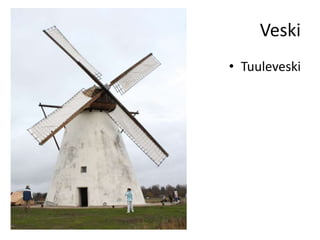 Veski
• Tuuleveski
 