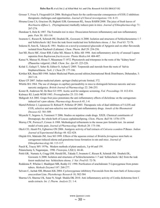 Fresh Look at Evaluation Of Analgesic And Anti Inflammatory Activity Of Different