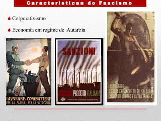  Corporativismo
 Economia em regime de Autarcia
 