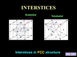 Intersticed crystal-defect-ppt.ppt point defects, which are places where an atom is ...