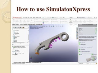 Introduction to SOLIDWORKS SimulationXpress | PDF