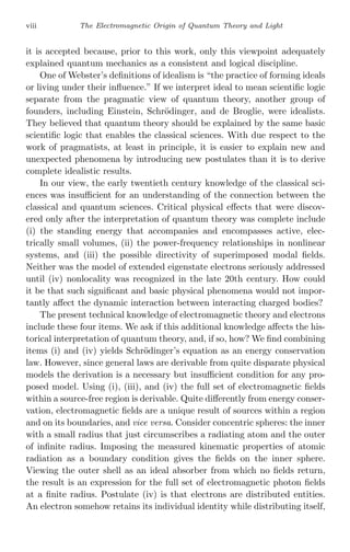 The Electromagnetic Origin Of Quantum Theory And Light 2nd Edition ...