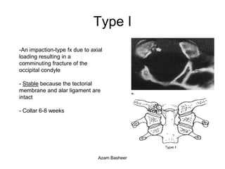 Upper C-spine Fractures Azam Basheer | PPTX