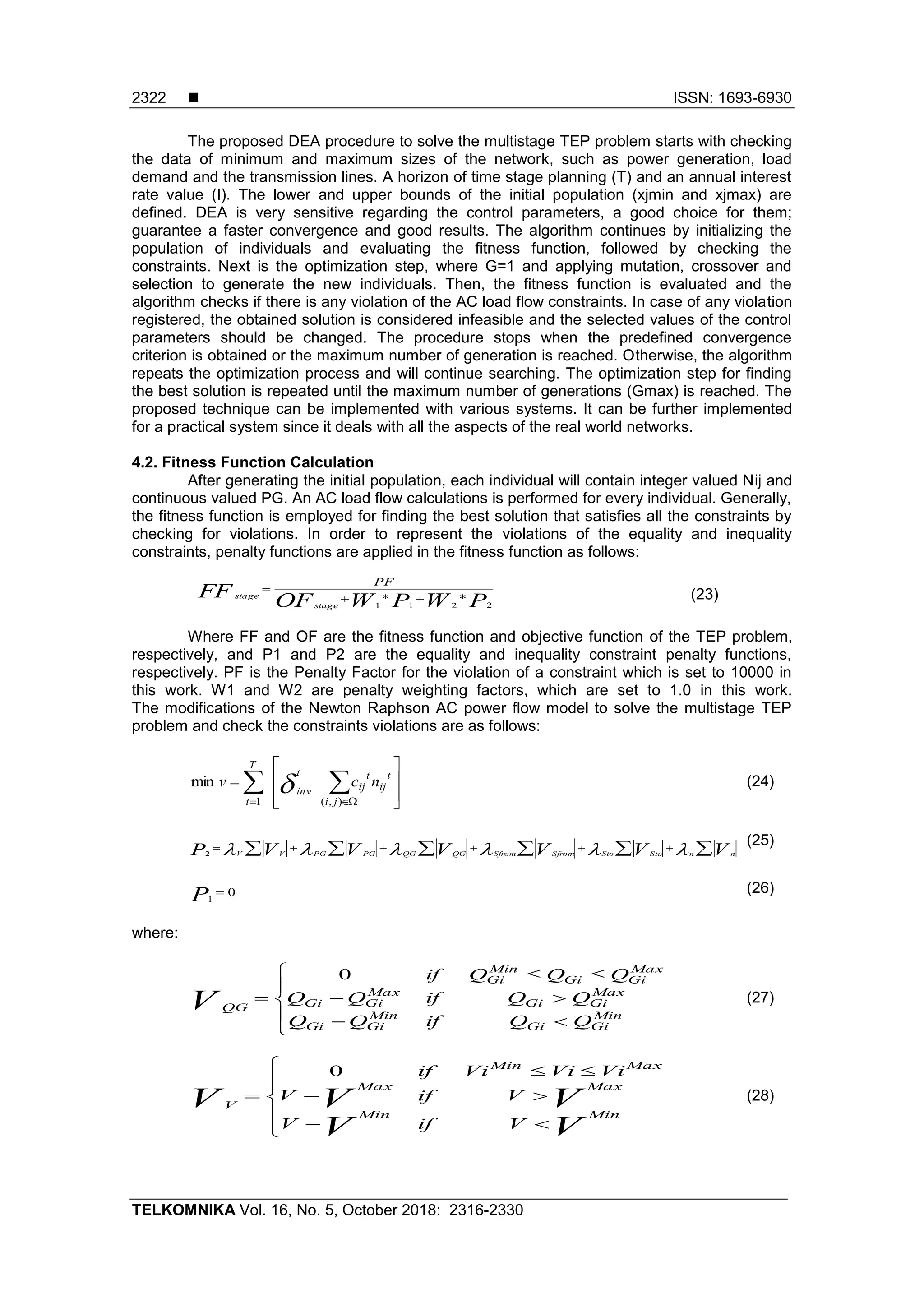 AC-Based Differential Evolution Algorithm for Dynamic Transmission ...