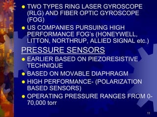 OPTICAL SENSORS AND THEIR APPLICATIONS | PPT