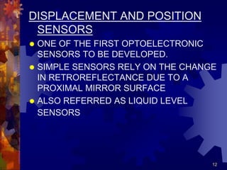 OPTICAL SENSORS AND THEIR APPLICATIONS | PPT