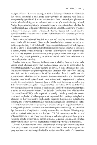 Beyond Semantics and Pragmatics Gerhard Preyer | PDF