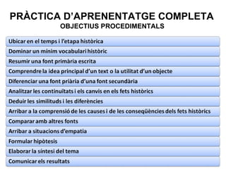 PRÀCTICA D’APRENENTATGE COMPLETA OBJECTIUS PROCEDIMENTALS 