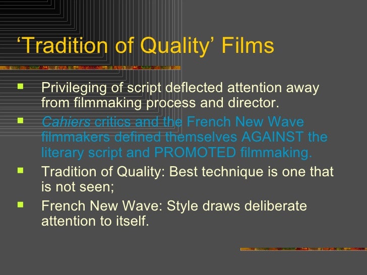 a study of the french new wave Study 27 quiz #3 flashcards from jonathan suede v on studyblue unlike the soviet montage filmmakers of the 1920s or the new wave filmmakers of the 1960s breathless may be considered both a french new wave film and art cinema related study materials quiz and exam questions film. a study of the french new wave Study 27 quiz #3 flashcards from jonathan suede v on studyblue unlike the soviet montage filmmakers of the 1920s or the new wave filmmakers of the 1960s breathless may be considered both a french new wave film and art cinema related study materials quiz and exam questions film.