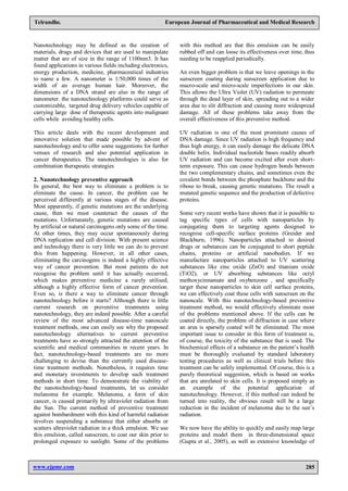 NANOTECHNOLOGY FOR CANCER THERAPY RECENT DEVELOPMENTS | PDF