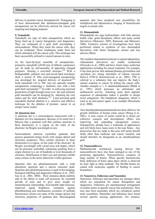 NANOTECHNOLOGY FOR CANCER THERAPY RECENT DEVELOPMENTS | PDF